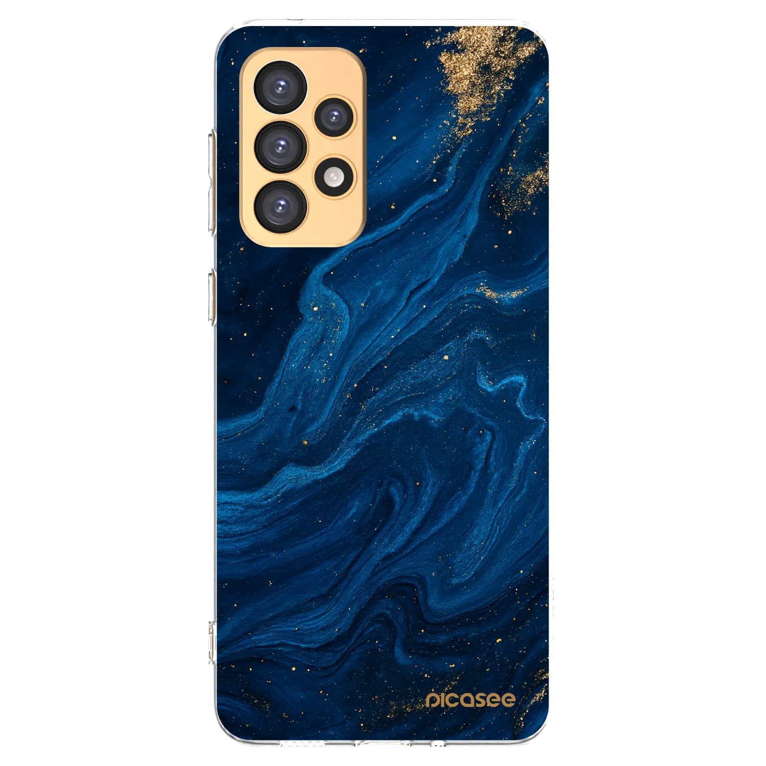 Picasee Samsung Galaxy A33 5G A336 Hülle - Transparentes Silikon - Blue