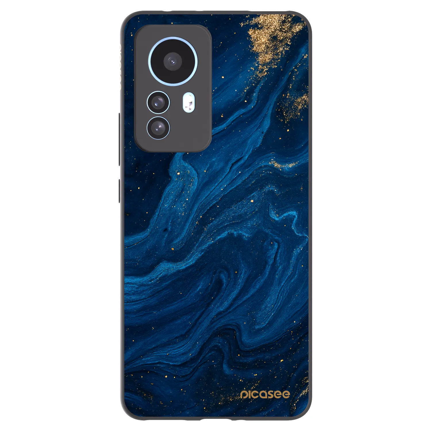 Picasee Xiaomi 12T Pro Hülle - Schwarzes Silikon - Blue