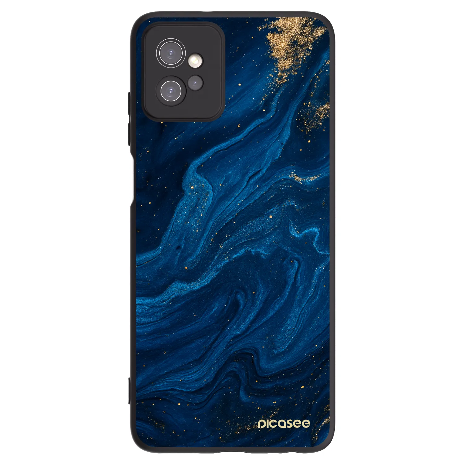 Picasee Motorola Moto G32 Hülle - Schwarzes Silikon - Blue