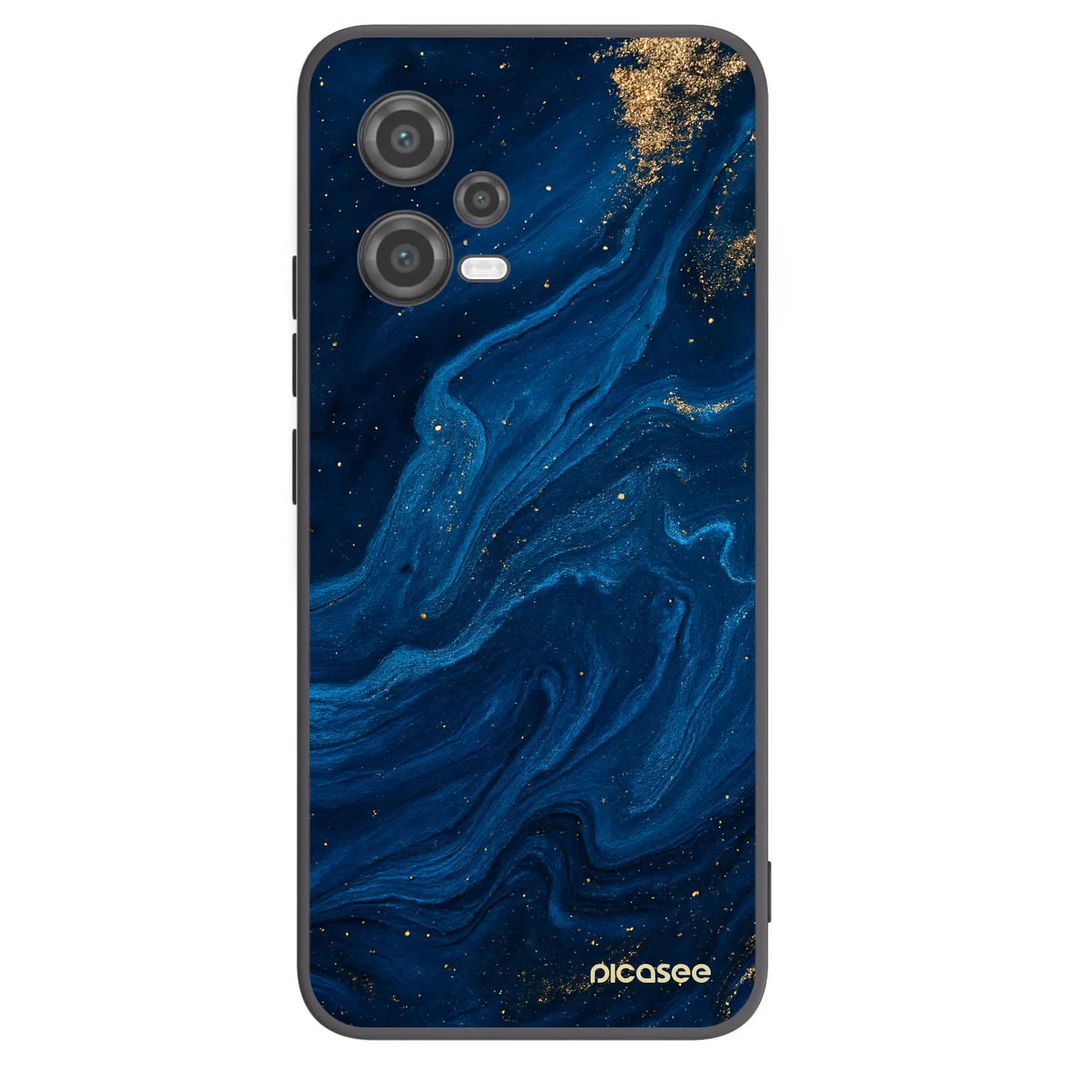 Picasee Xiaomi Poco X5 Hülle - Schwarzes Silikon - Blue