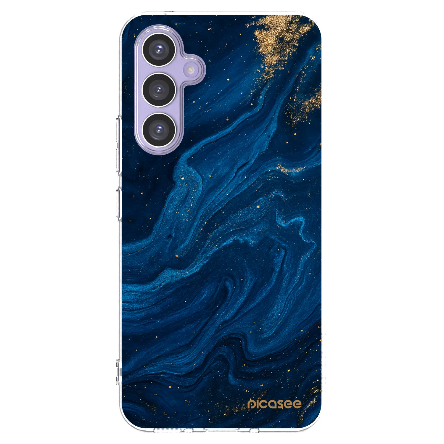 Picasee Samsung Galaxy A54 5G A546B Hülle - Transparentes Silikon - Blue