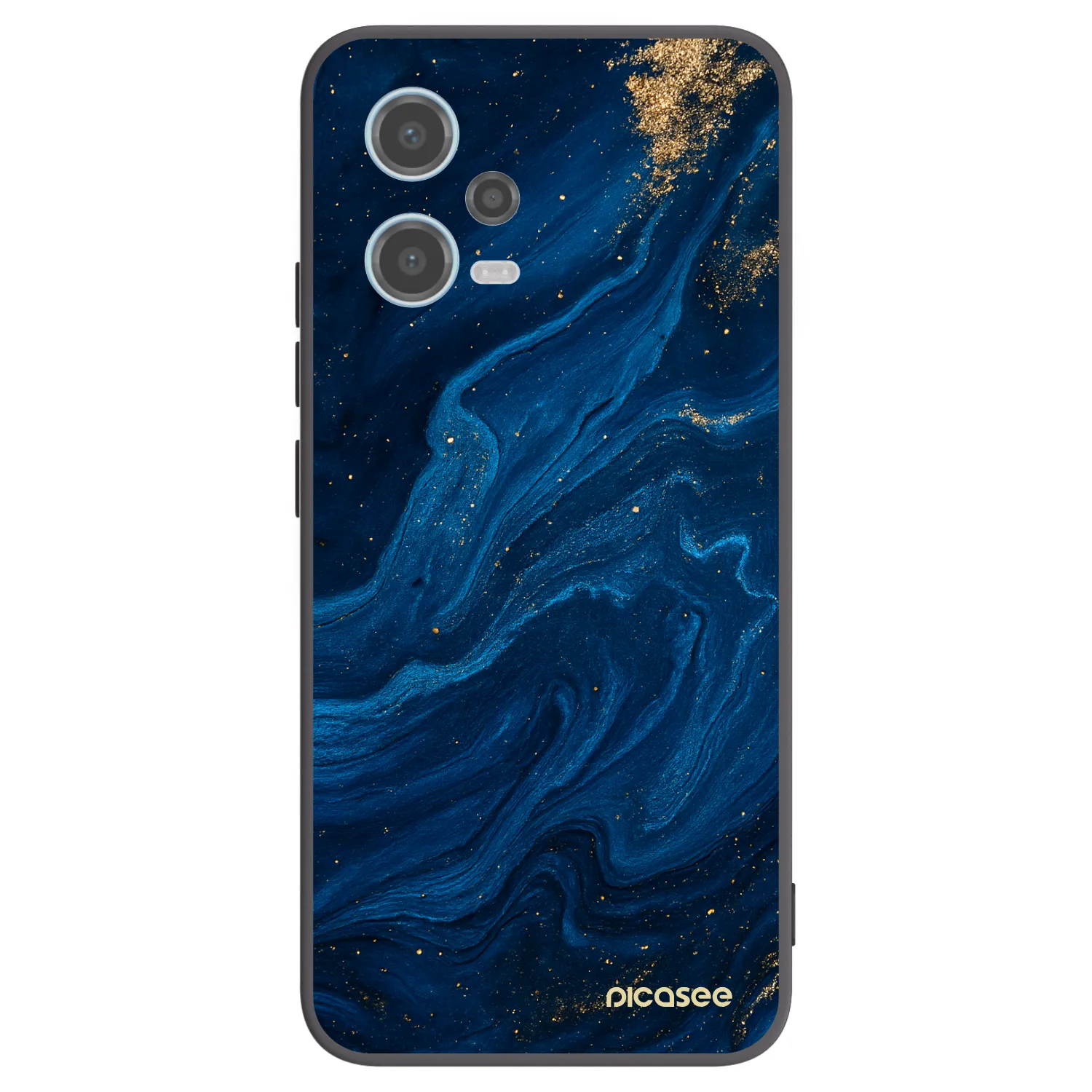 Picasee Xiaomi Redmi Note 12 5G Hülle - Schwarzes Silikon - Blue