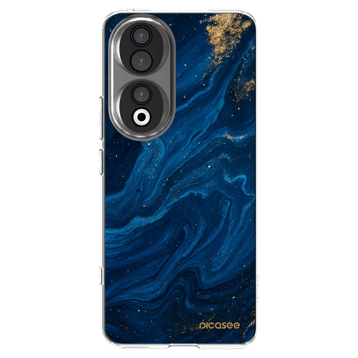 Picasee Honor 90 5G Hülle - Transparentes Silikon - Blue