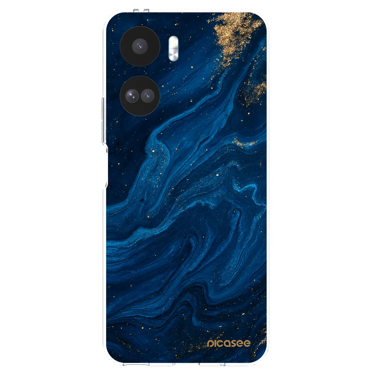 Picasee Honor 90 Lite 5G Hülle - Transparentes Silikon - Blue