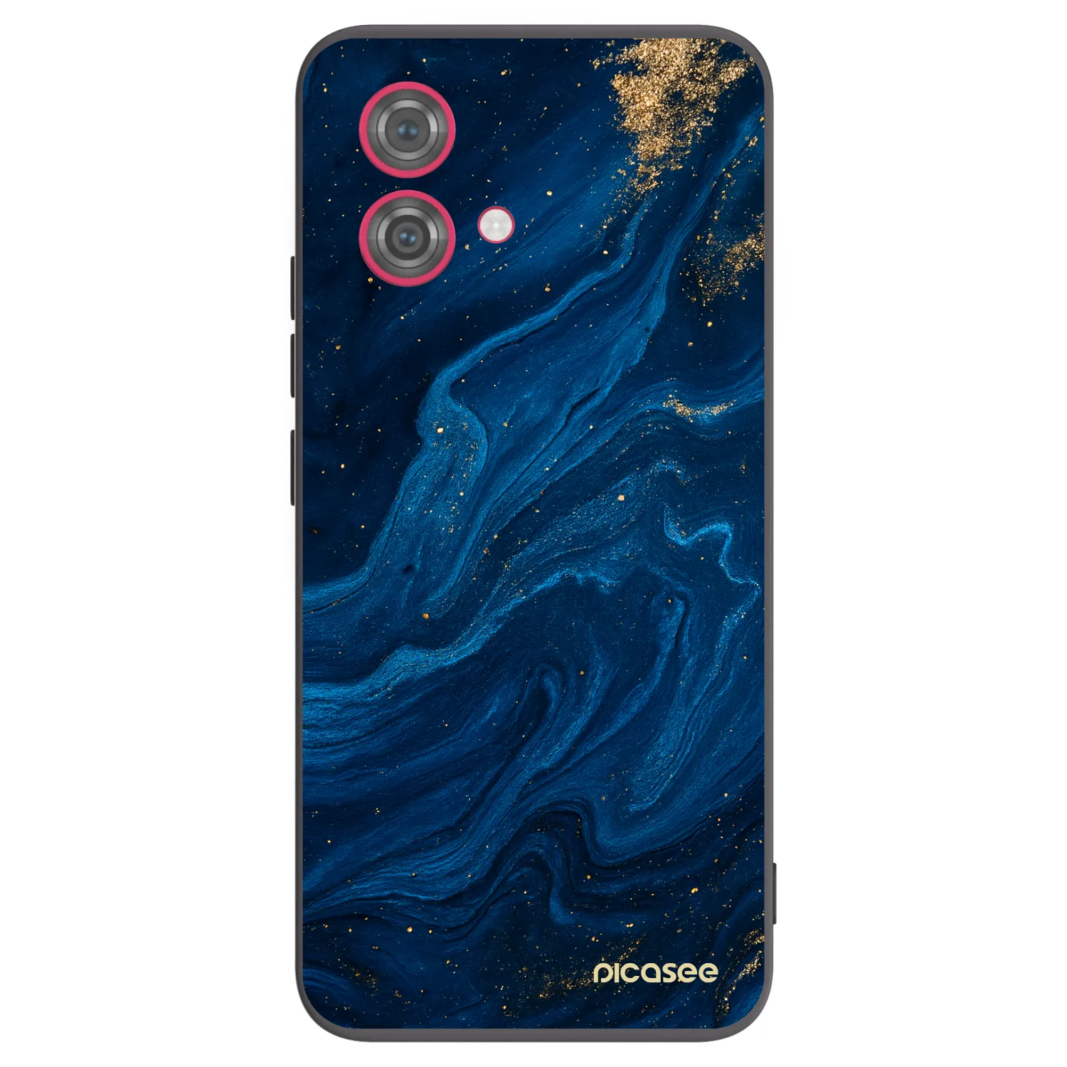 Picasee Motorola Moto G84 5G Hülle - Schwarzes Silikon - Blue