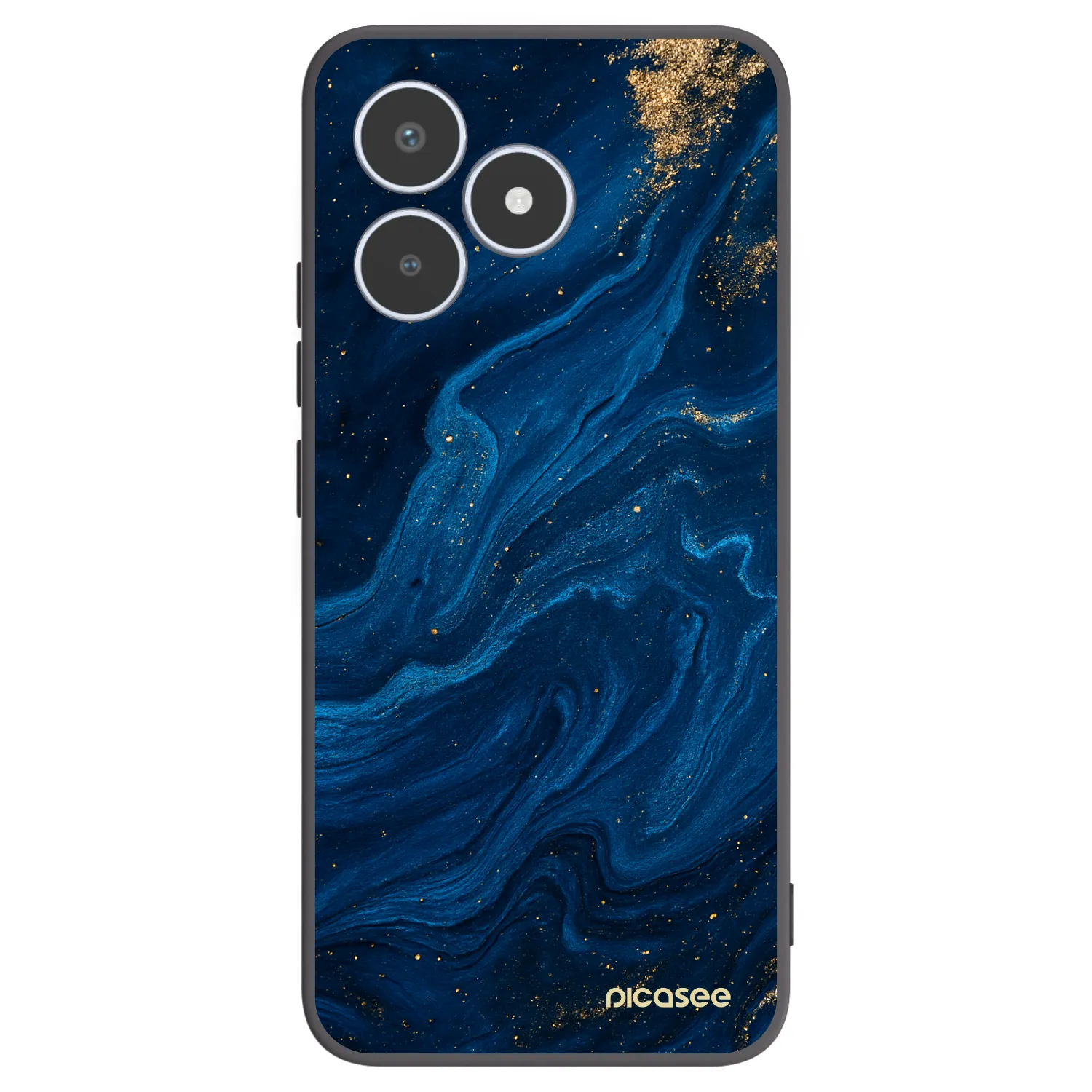 Picasee Realme C53 Hülle - Schwarzes Silikon - Blue