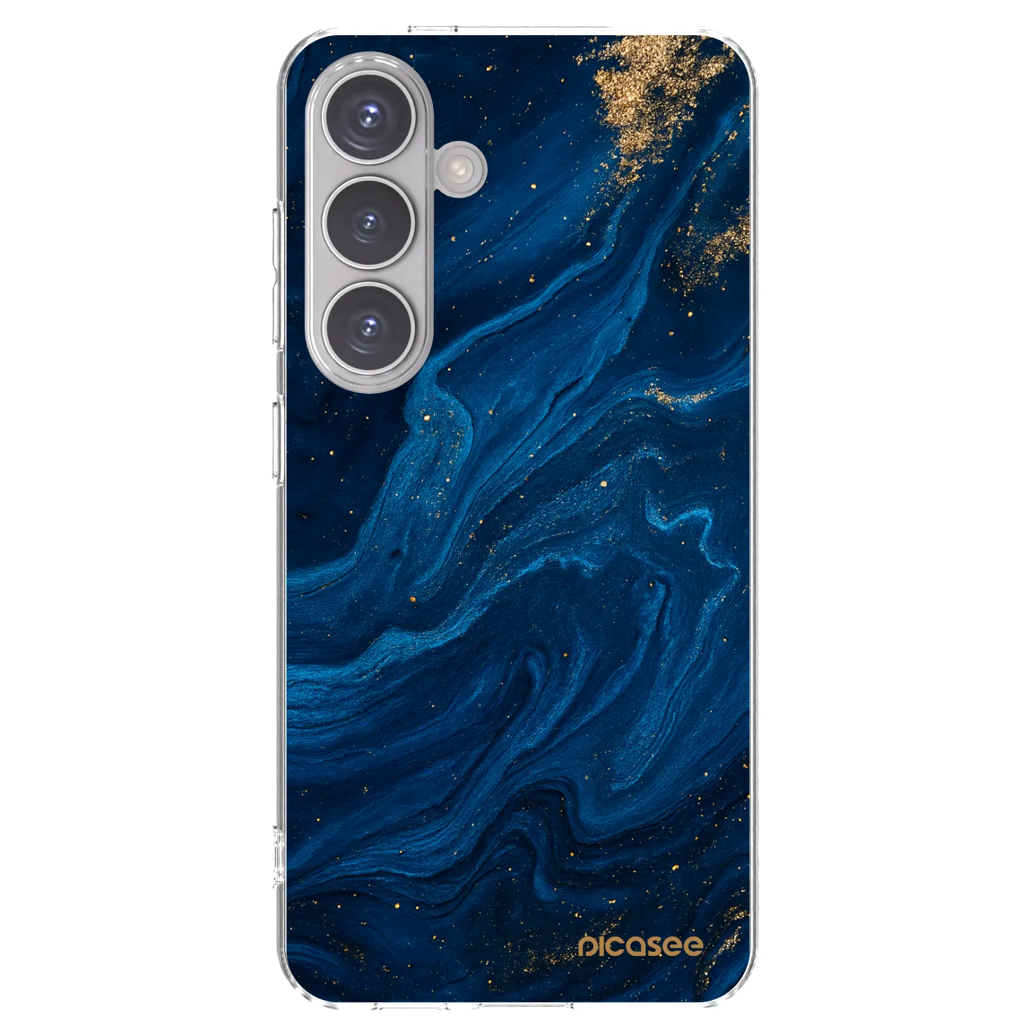 Picasee Samsung Galaxy S24 S921B 5G Hülle - Transparentes Silikon - Blue