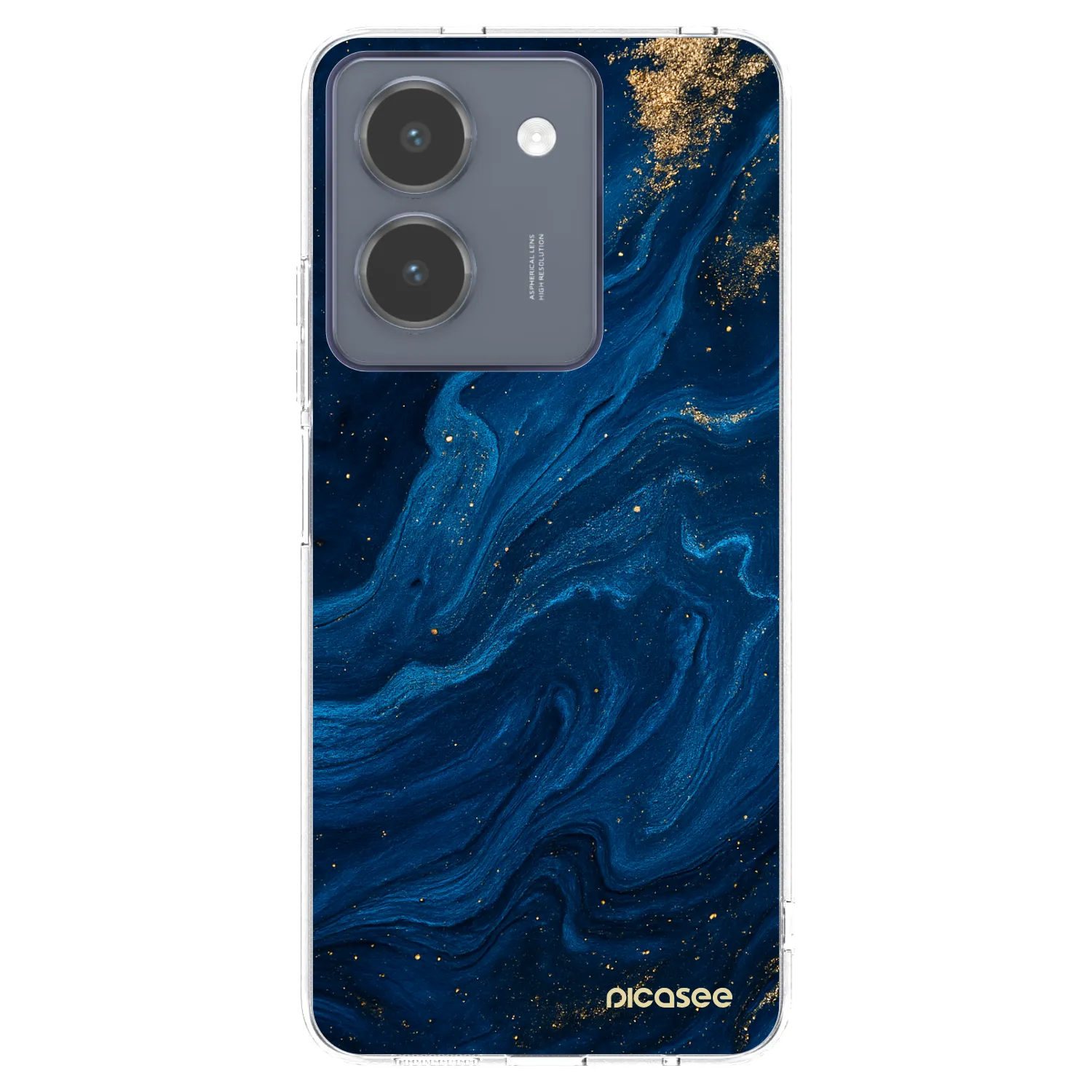 Picasee Vivo Y36 4G Hülle - Transparentes Silikon - Blue