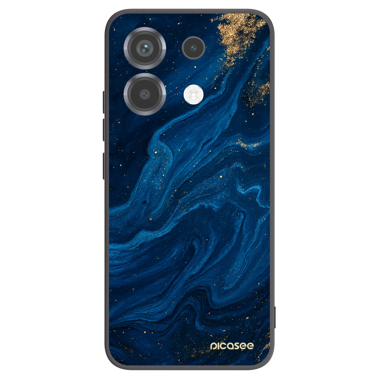 Picasee Xiaomi Poco X6 Hülle - Schwarzes Silikon - Blue