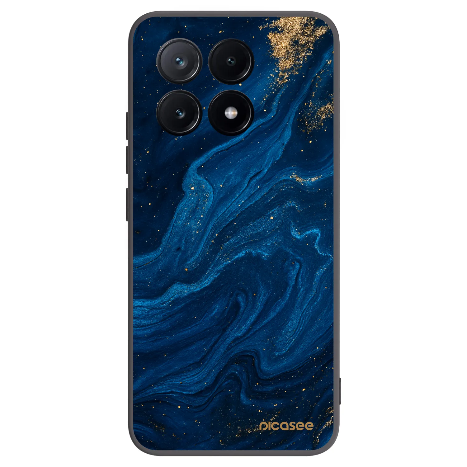 Picasee Xiaomi Poco X6 Pro Hülle - Schwarzes Silikon - Blue
