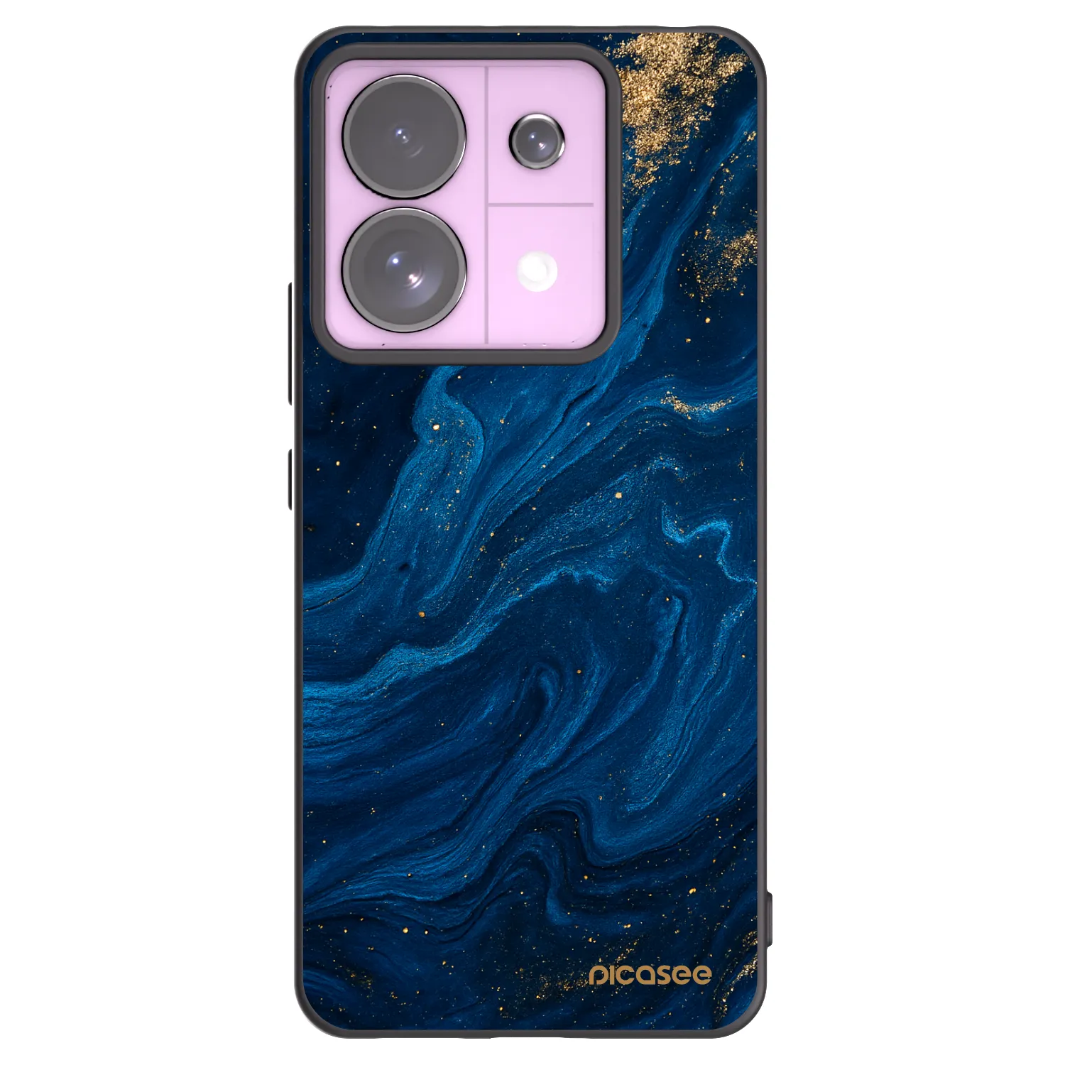 Picasee Xiaomi Redmi Note 13 Pro 5G Hülle - Schwarzes Silikon - Blue