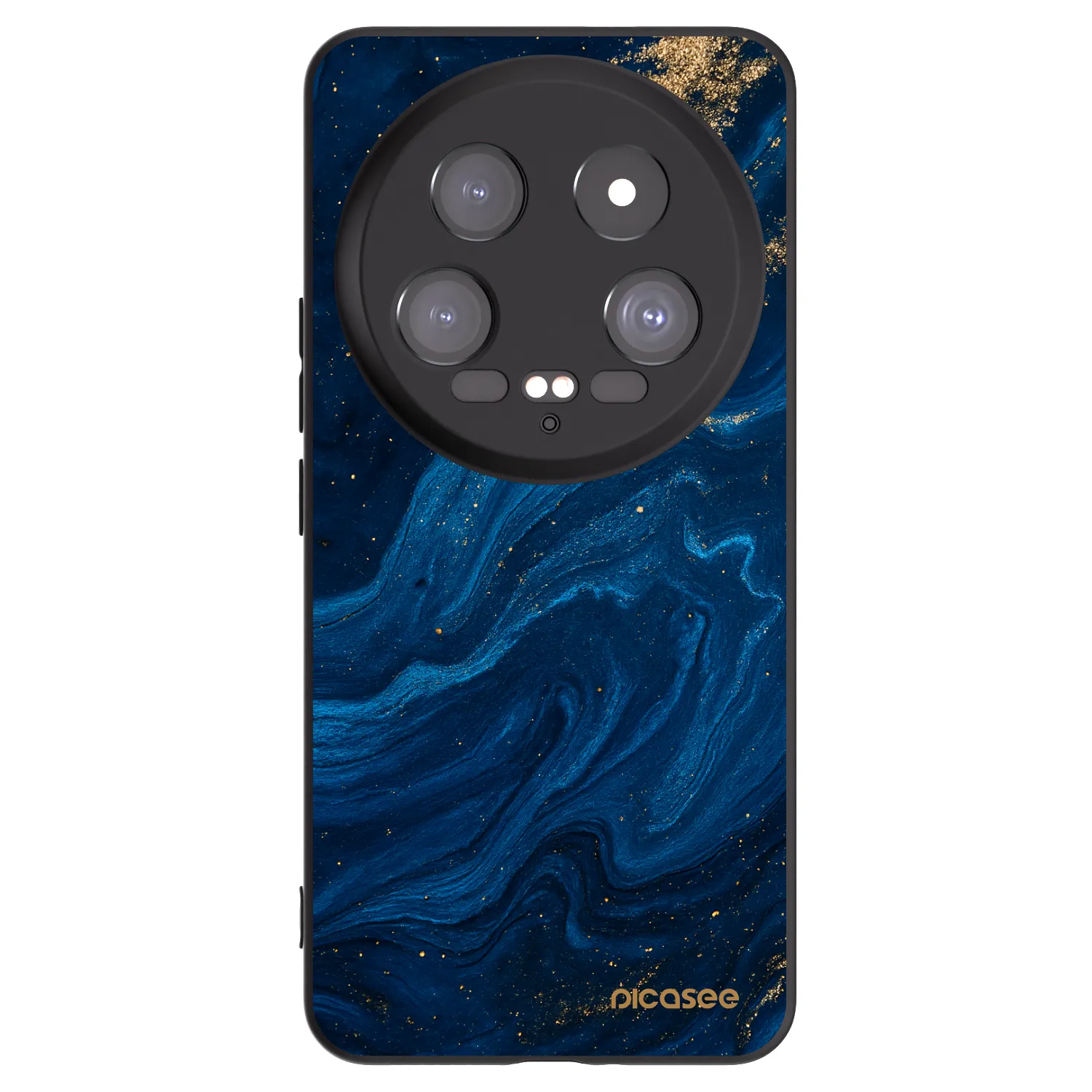 Picasee Xiaomi 14 Ultra Hülle - Schwarzes Silikon - Blue