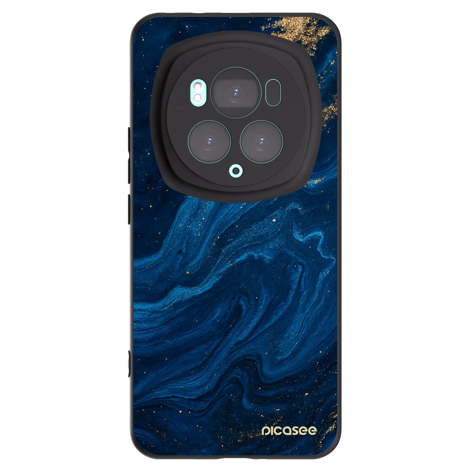 Picasee Honor Magic6 Pro Hülle - Schwarzes Silikon - Blue