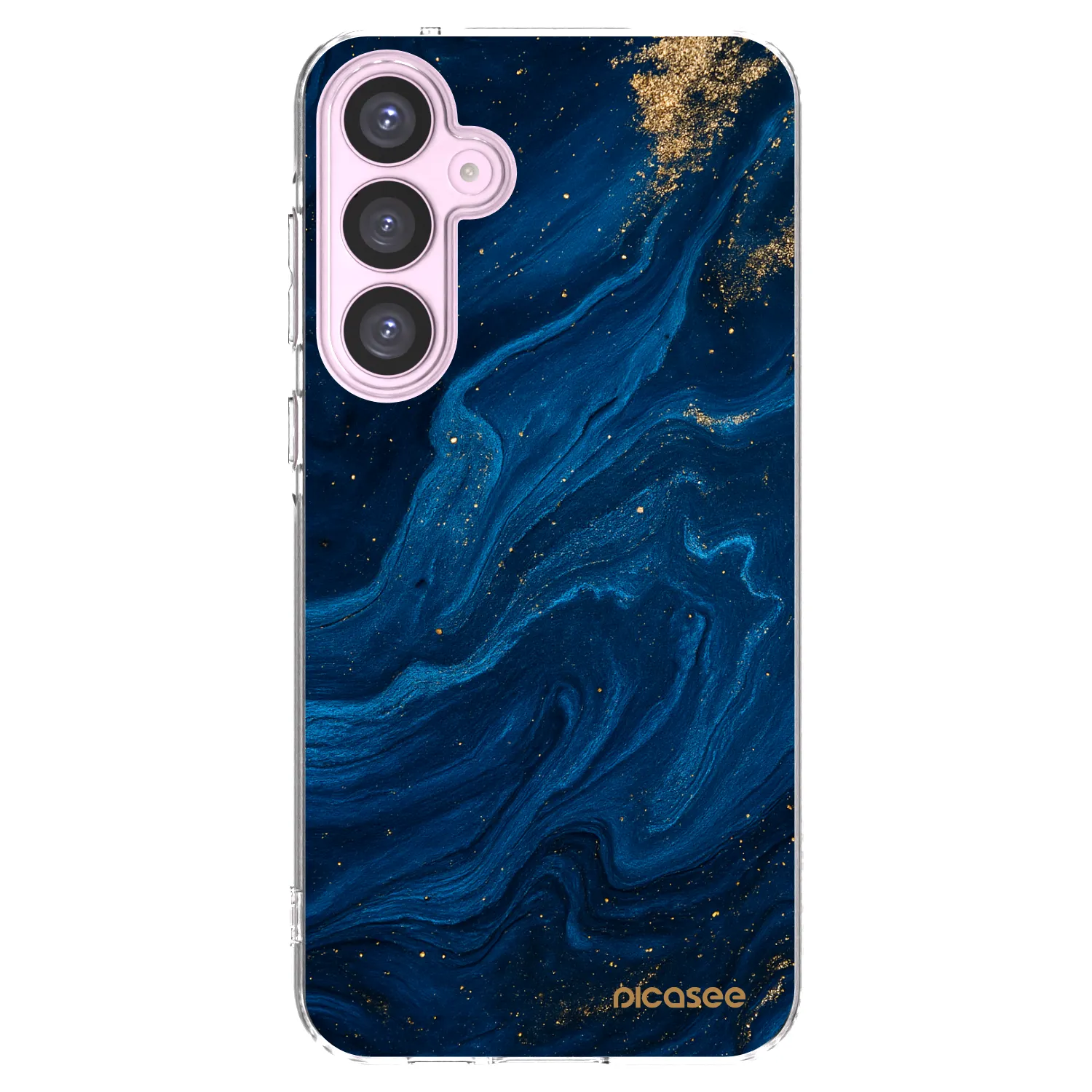 Picasee Samsung Galaxy A55 5G A556B Hülle - Transparentes Silikon - Blue