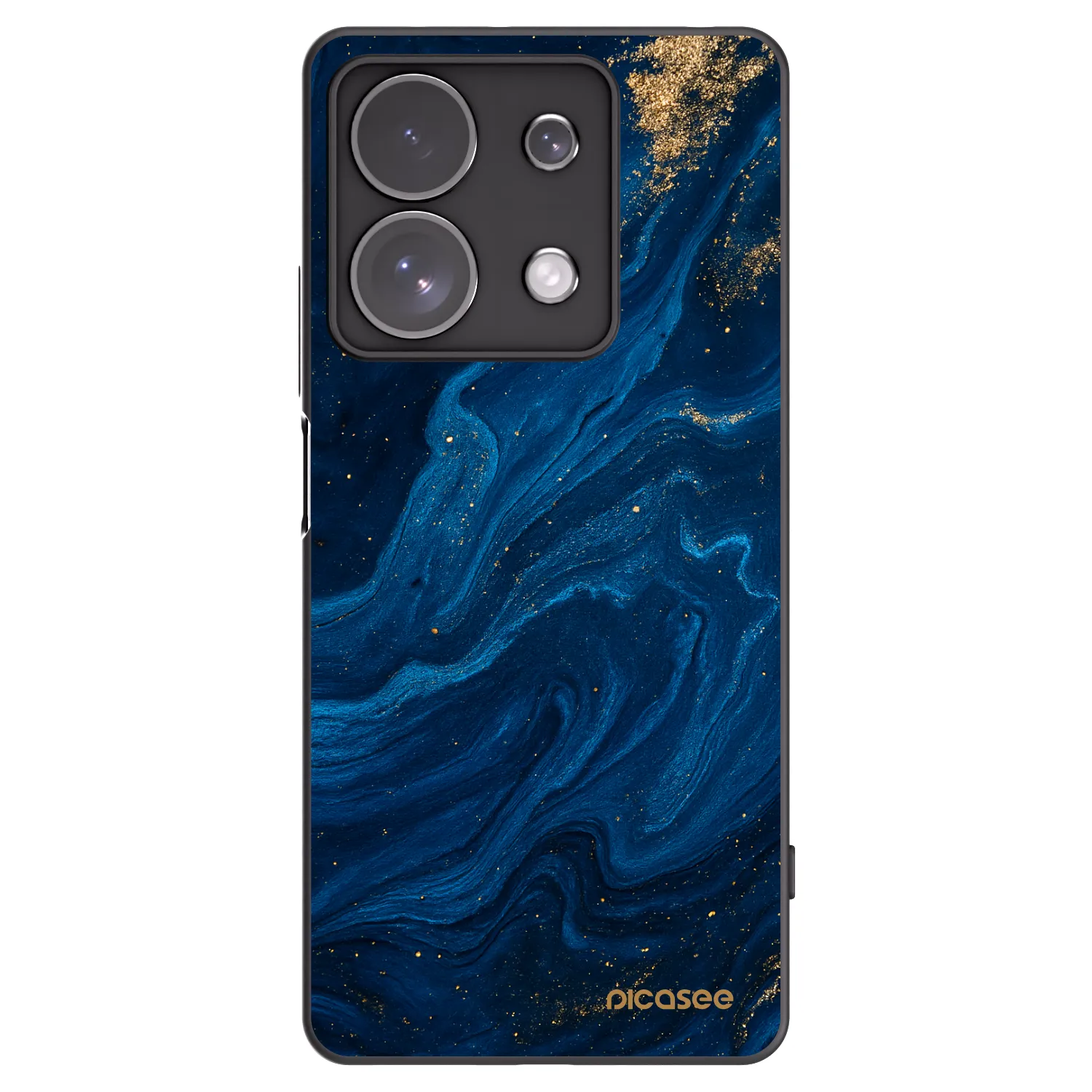 Picasee Xiaomi Redmi Note 13 Pro 4G Hülle - Schwarzes Silikon - Blue