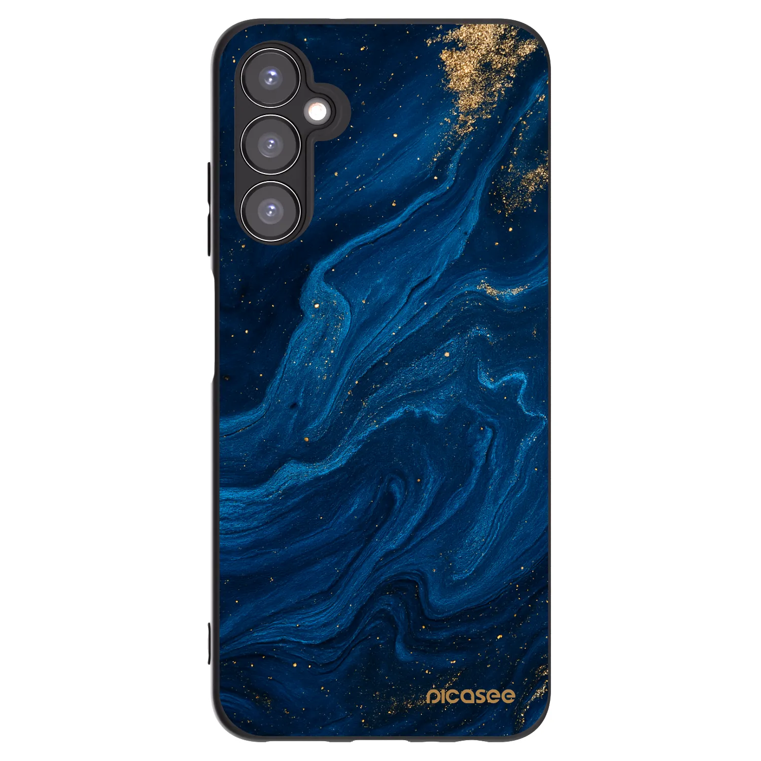 Picasee Samsung Galaxy A05s A057G Hülle - Schwarzes Silikon - Blue