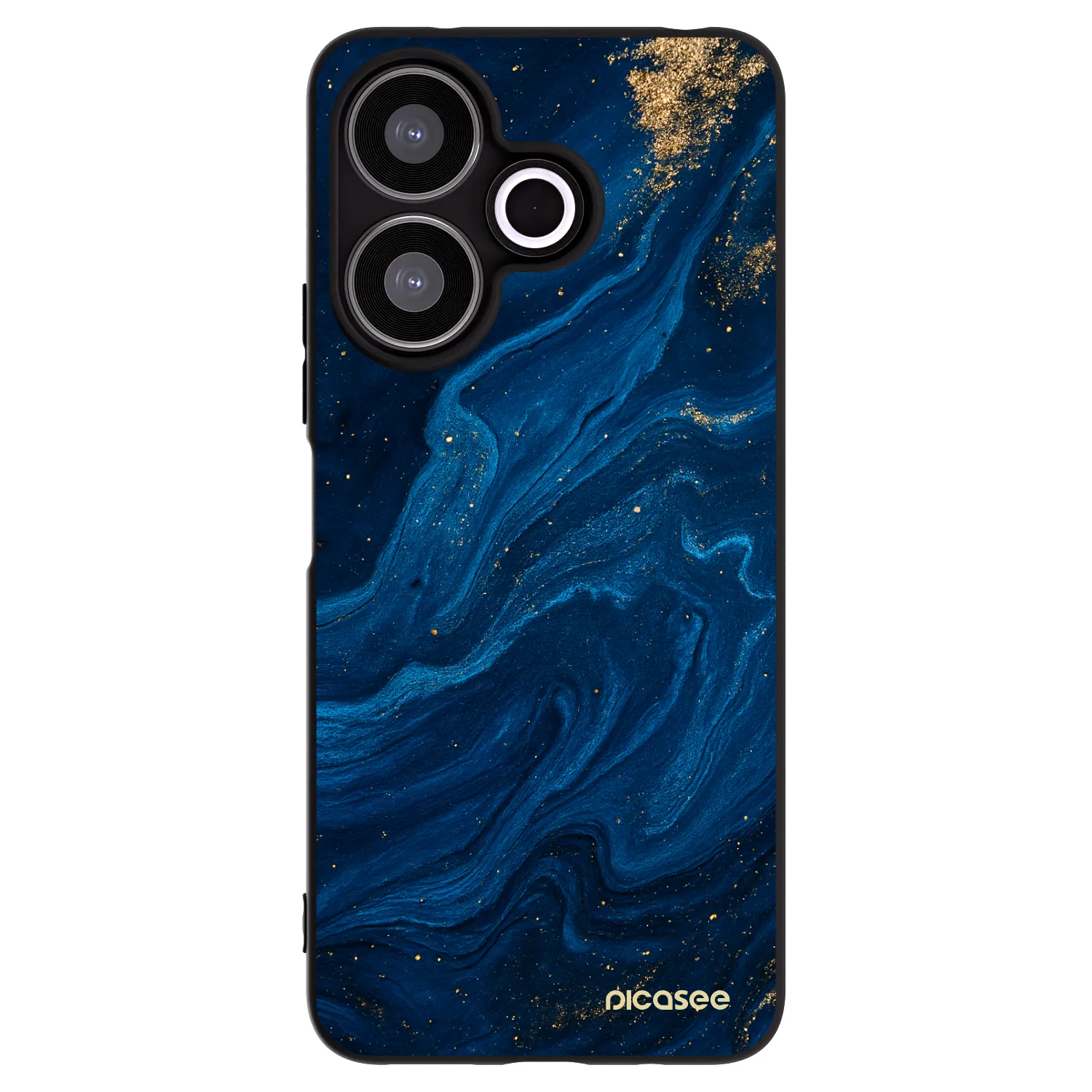 Picasee Xiaomi Redmi 13 4G Hülle - Schwarzes Silikon - Blue