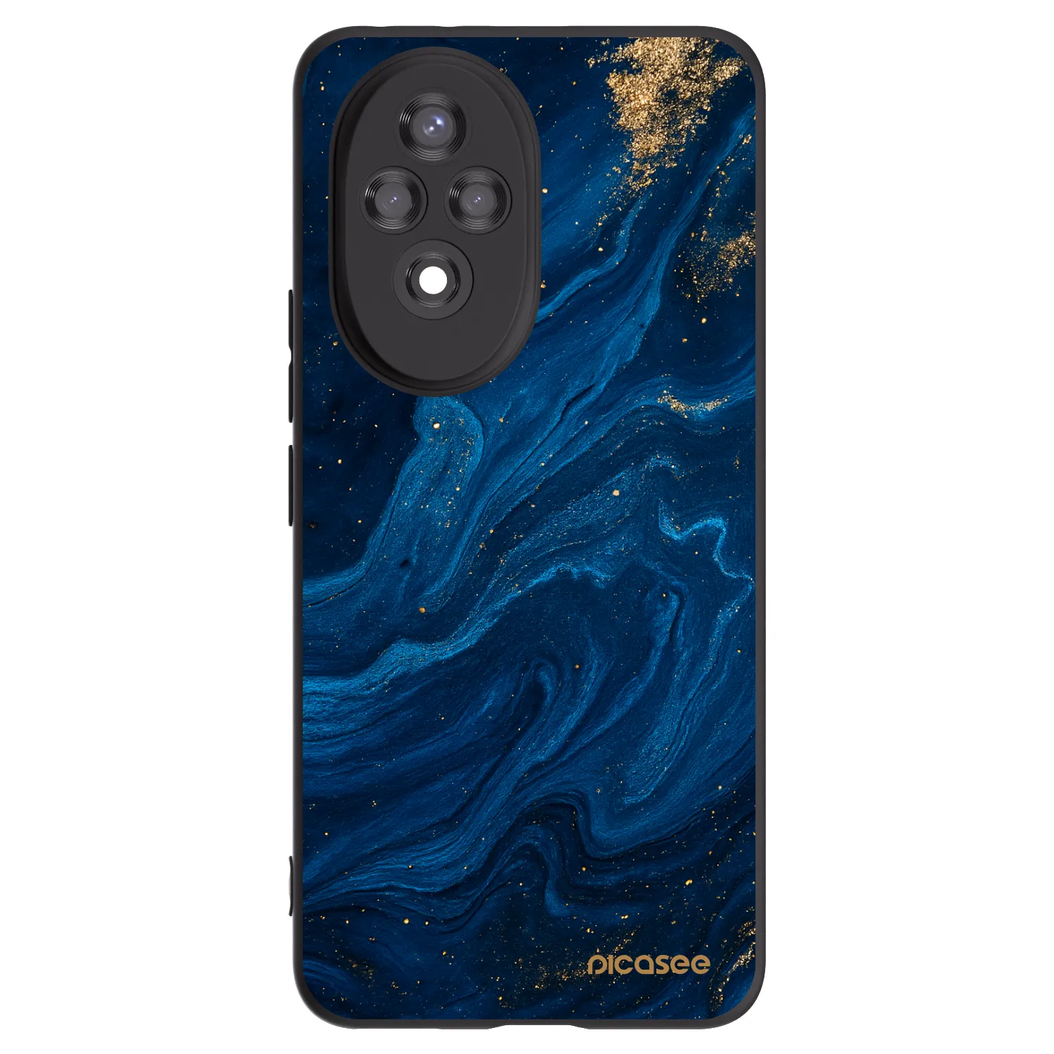 Picasee Honor 200 5G Hülle - Schwarzes Silikon - Blue