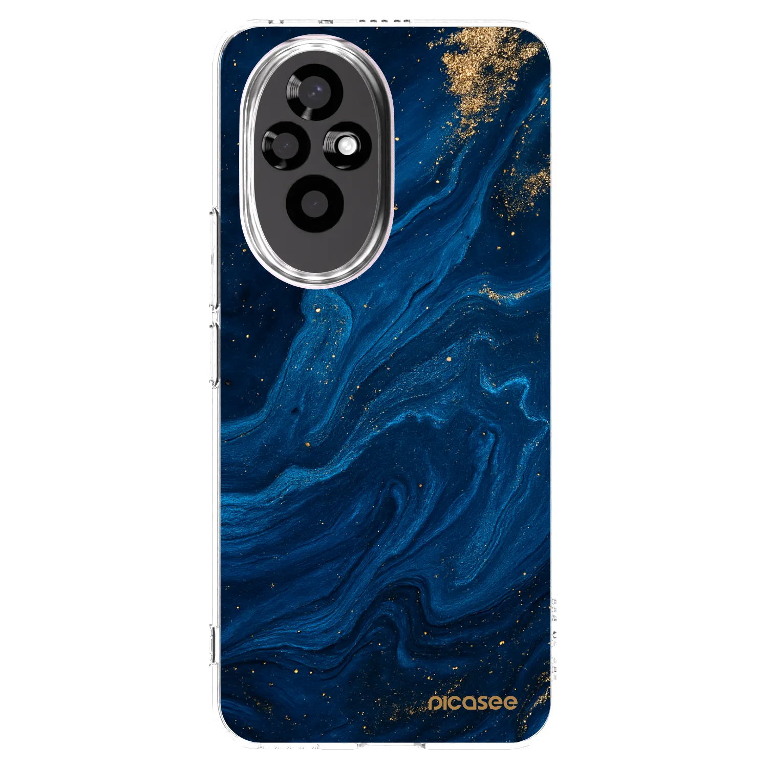 Picasee Honor 200 5G Hülle - Transparentes Silikon - Blue