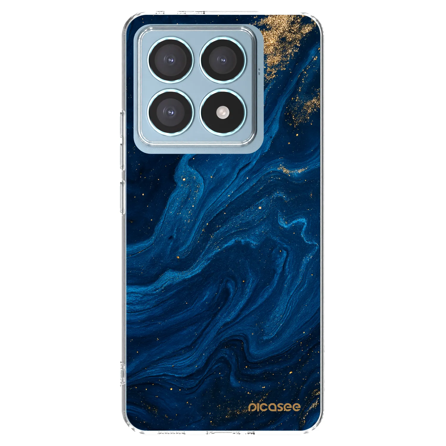 Picasee Xiaomi 14T Pro Hülle - Transparentes Silikon - Blue