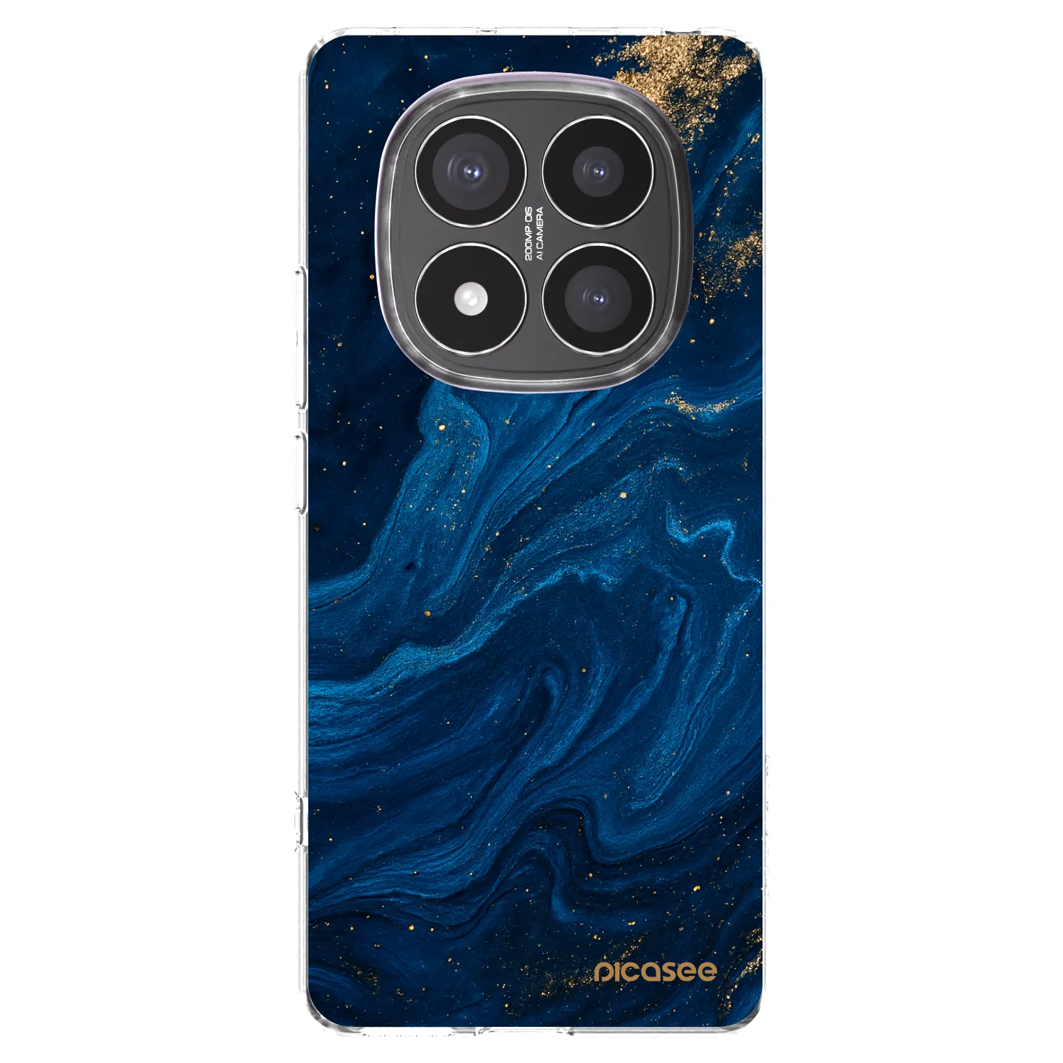 Picasee Xiaomi Redmi Note 14 Pro+ 5G Hülle - Transparentes Silikon - Blue