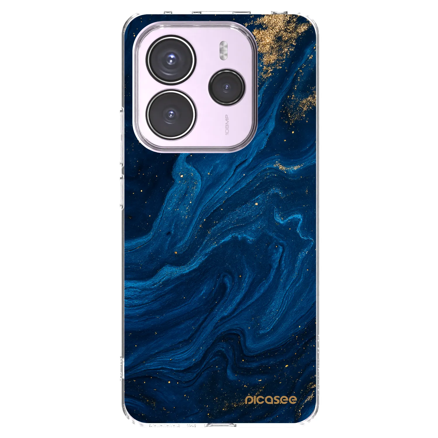 Picasee Xiaomi Redmi Note 14 5G Hülle - Transparentes Silikon - Blue