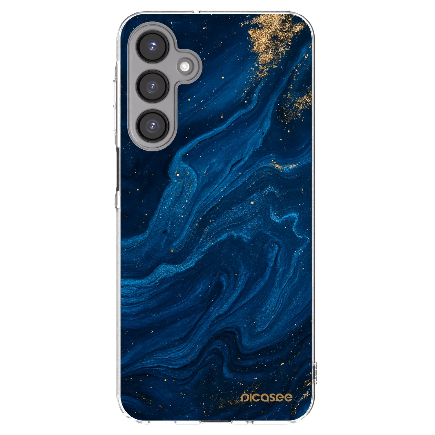 Picasee Samsung Galaxy A16 5G Hülle - Transparentes Silikon - Blue