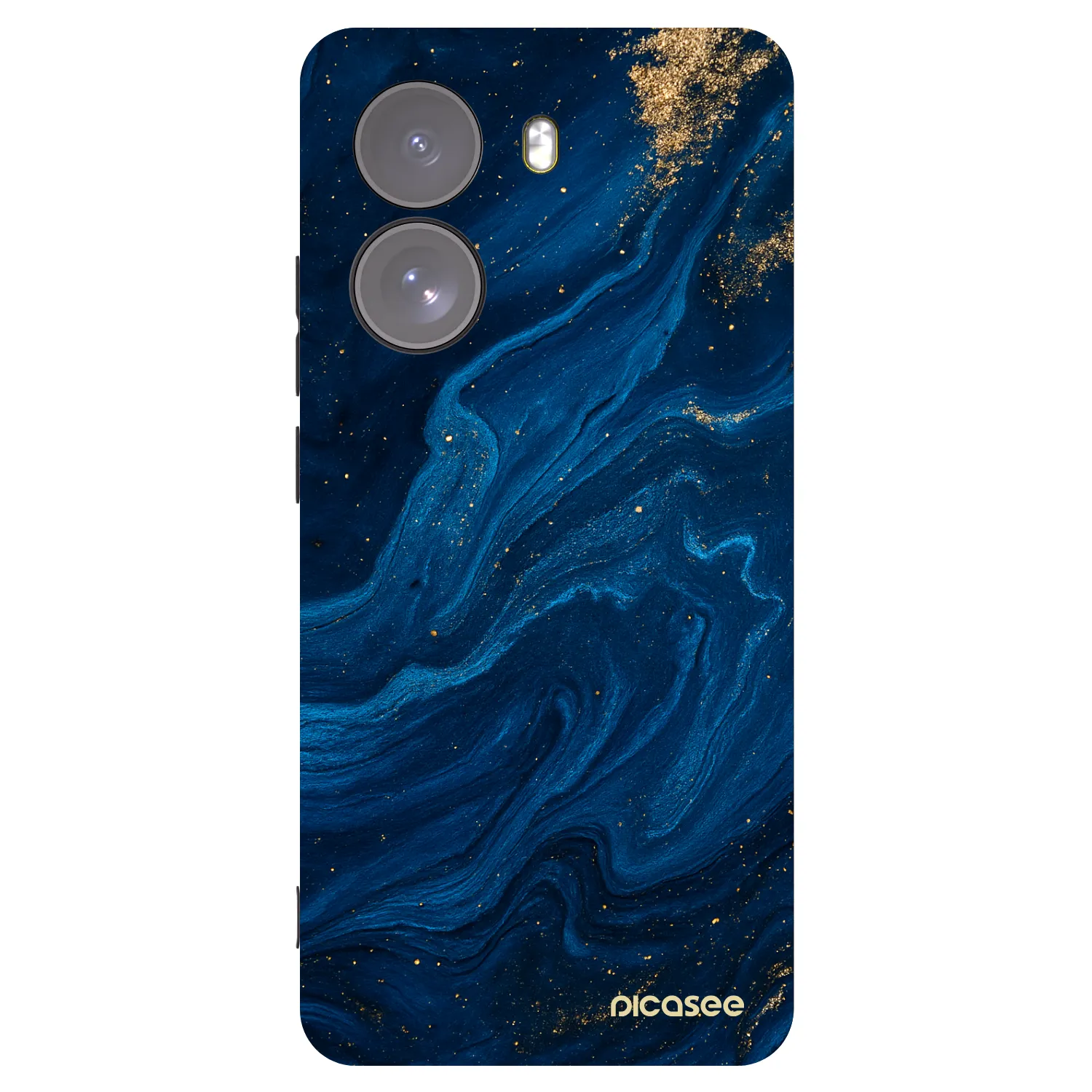 Picasee Xiaomi Poco X7 Hülle - Schwarzes Silikon - Blue