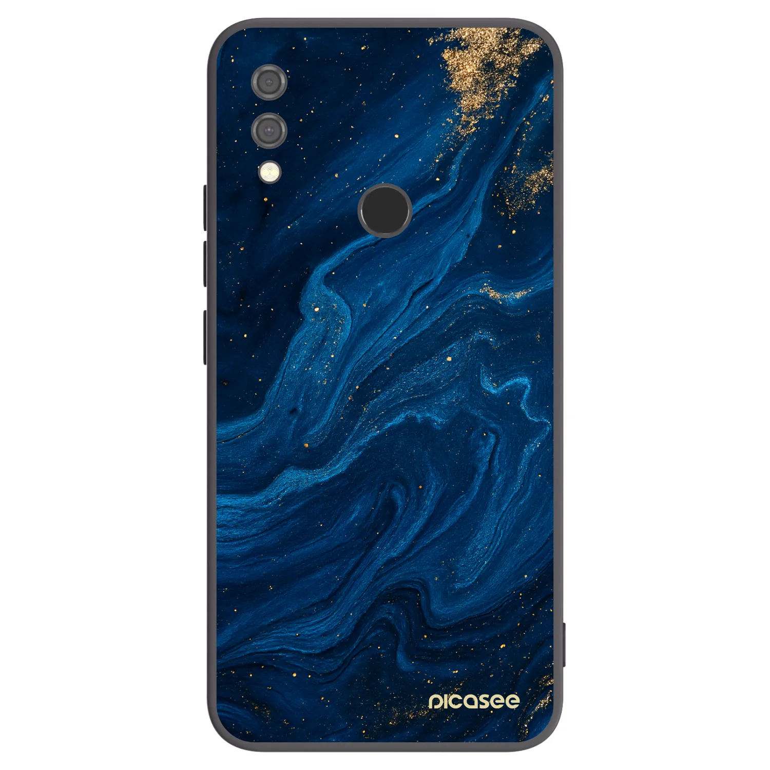 Picasee Xiaomi Redmi Note 7 Hülle - Schwarzes Silikon - Blue