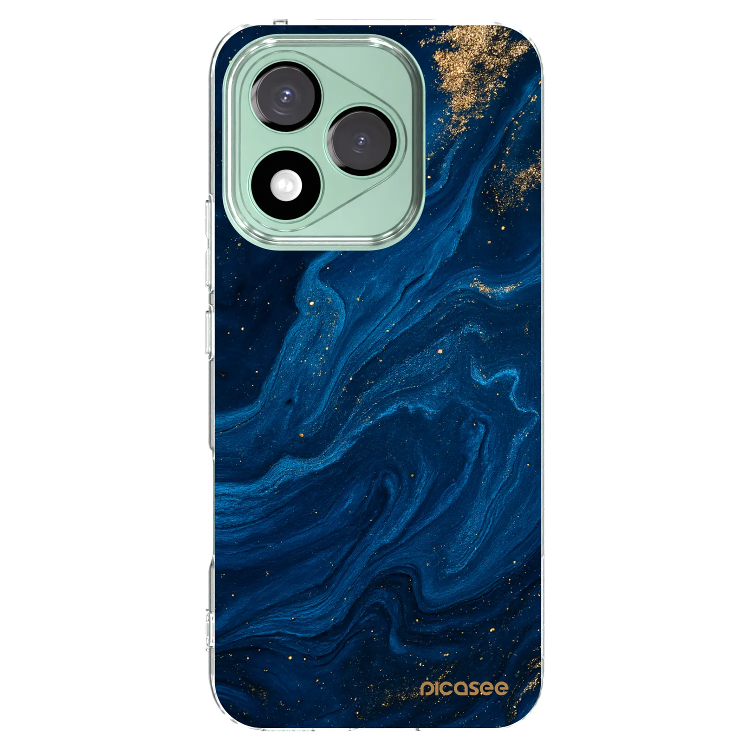 Picasee Honor 400 Lite 5G Hülle - Transparentes Silikon - Blue
