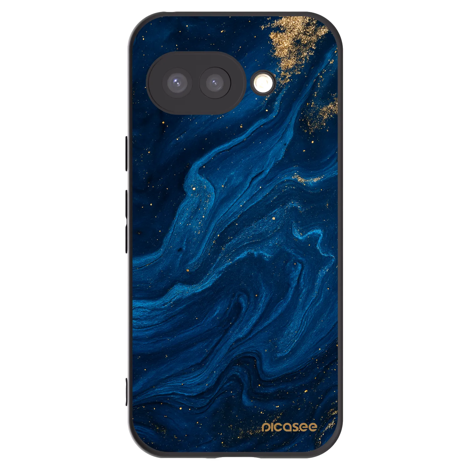 Picasee Google Pixel 9a Hülle - Schwarzes Silikon - Blue