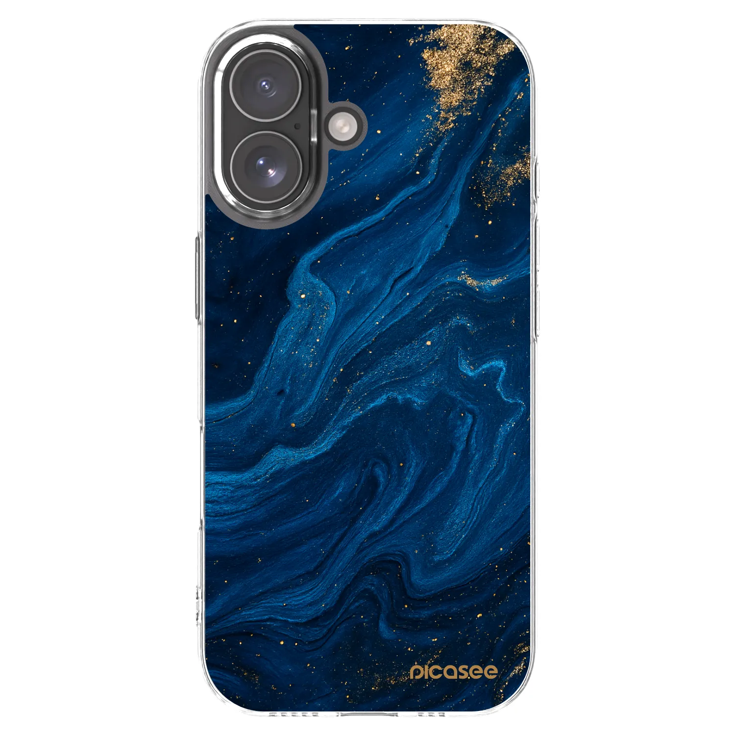 Picasee Apple iPhone 17 Hülle - Transparentes Silikon - Blue
