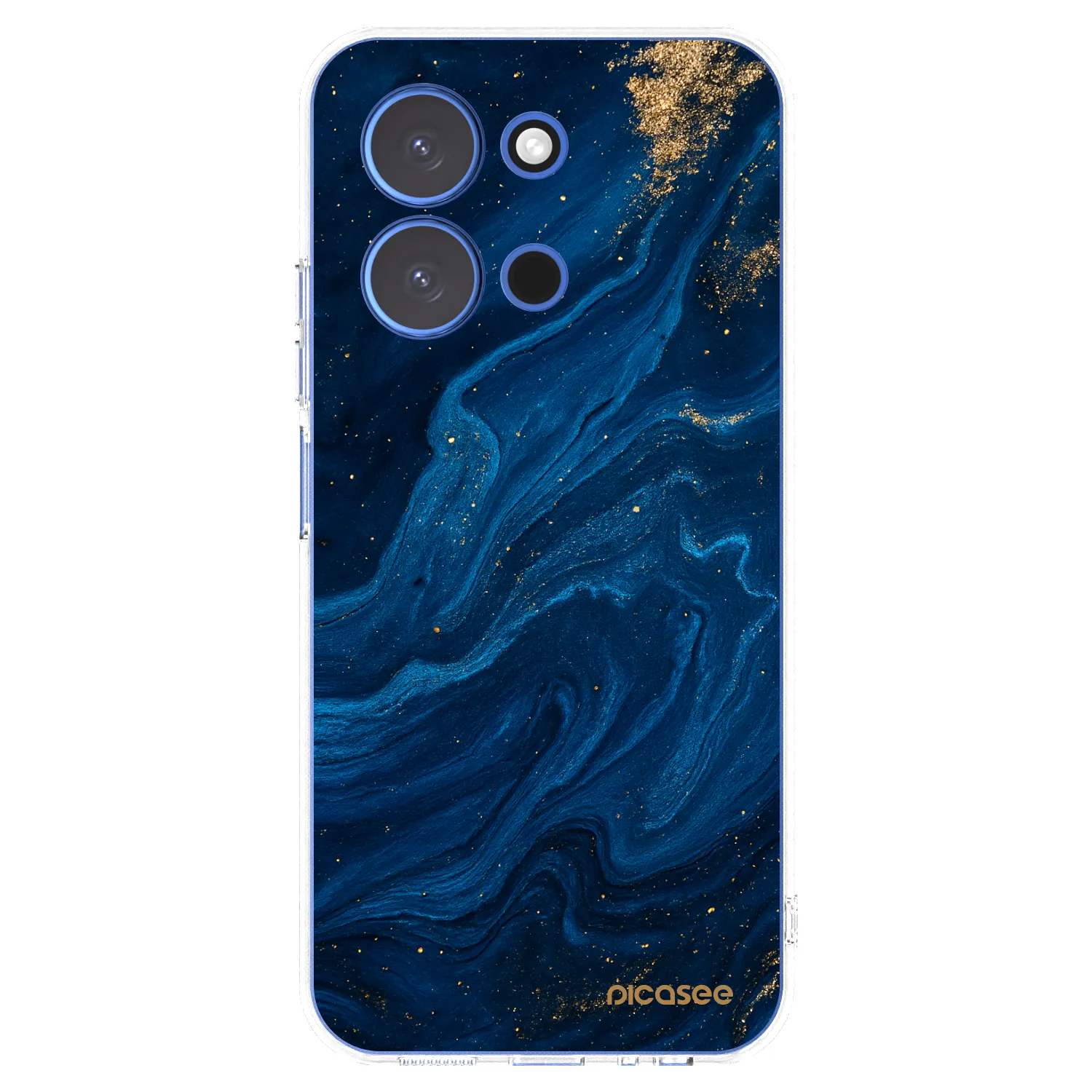 Picasee Xiaomi Redmi 15C 4G Hülle - Transparentes Silikon - Blue