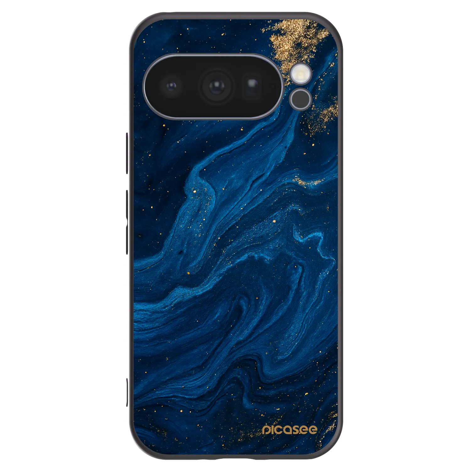 Picasee Google Pixel 10 Pro Hülle - Schwarzes Silikon - Blue