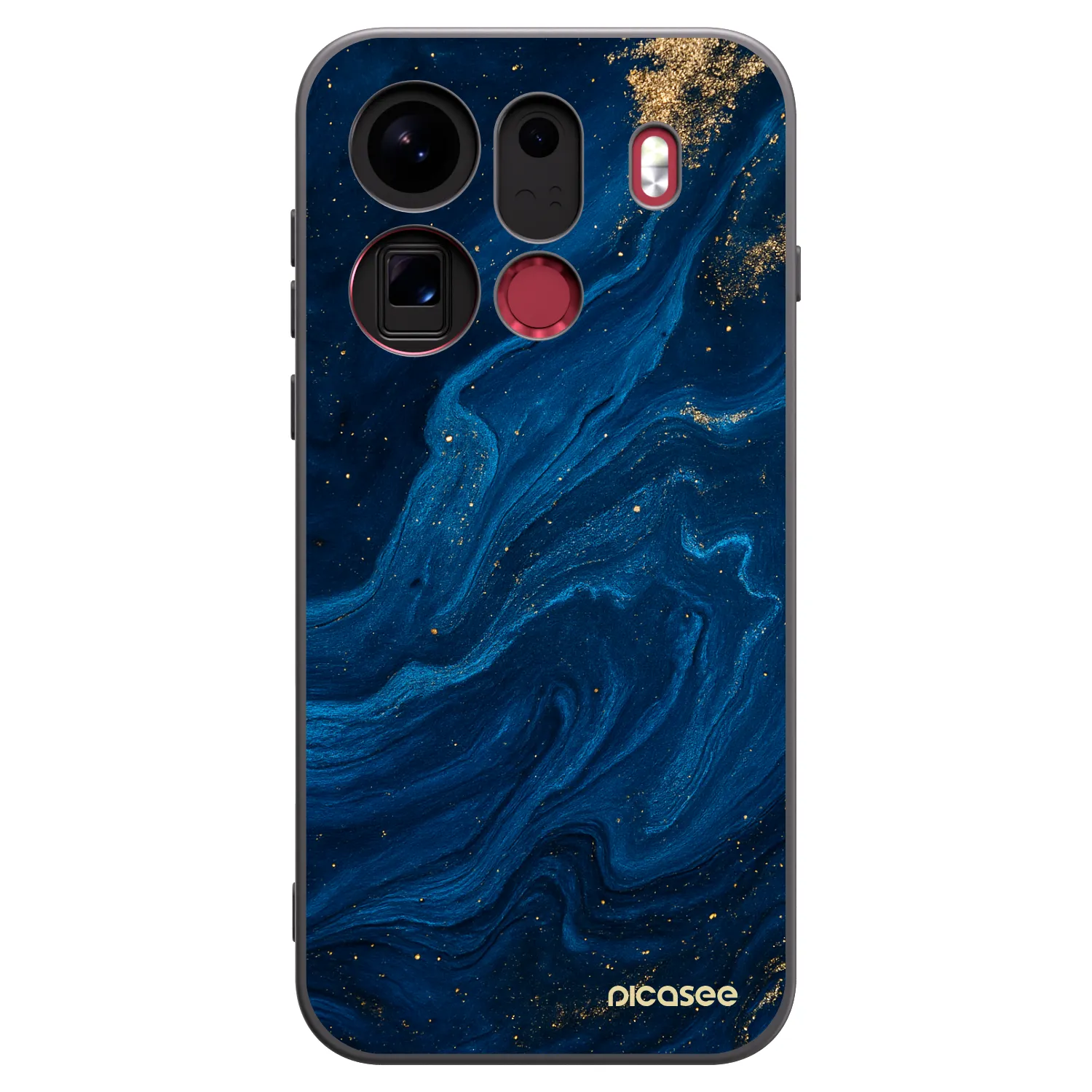 Picasee OPPO Find X9 Pro Hülle - Schwarzes Silikon - Blue
