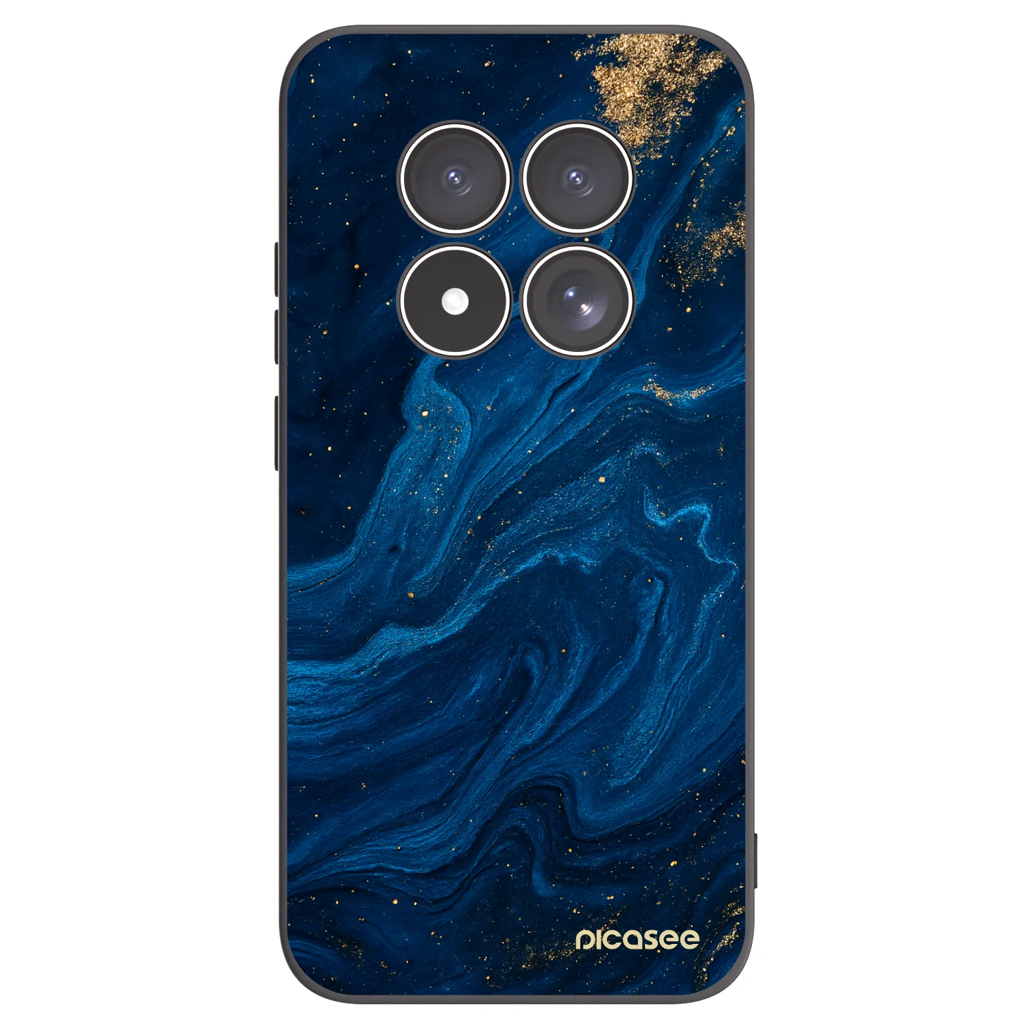 Picasee Xiaomi Redmi Note 15 Pro 5G Hülle - Schwarzes Silikon - Blue