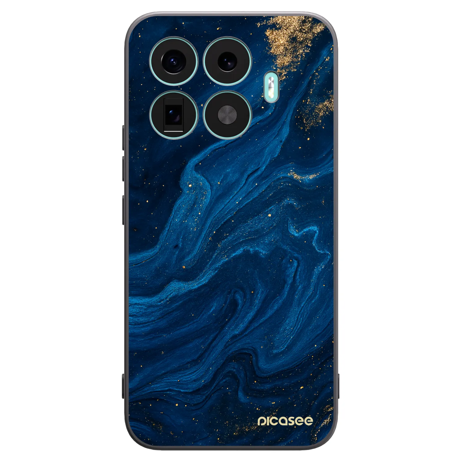 Picasee Xiaomi 17T Pro Hülle - Schwarzes Silikon - Blue