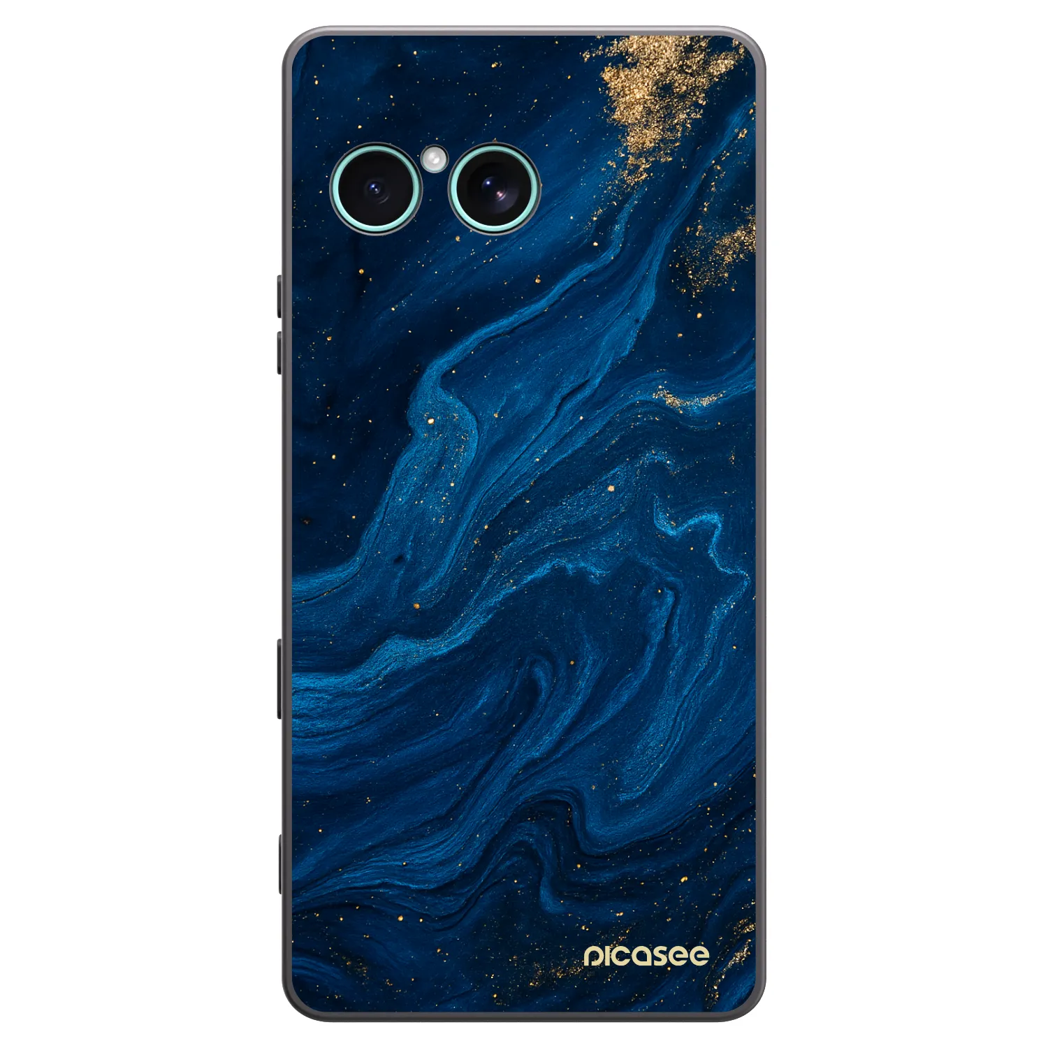 Picasee Sony Xperia 10 VII Hülle - Schwarzes Silikon - Blue