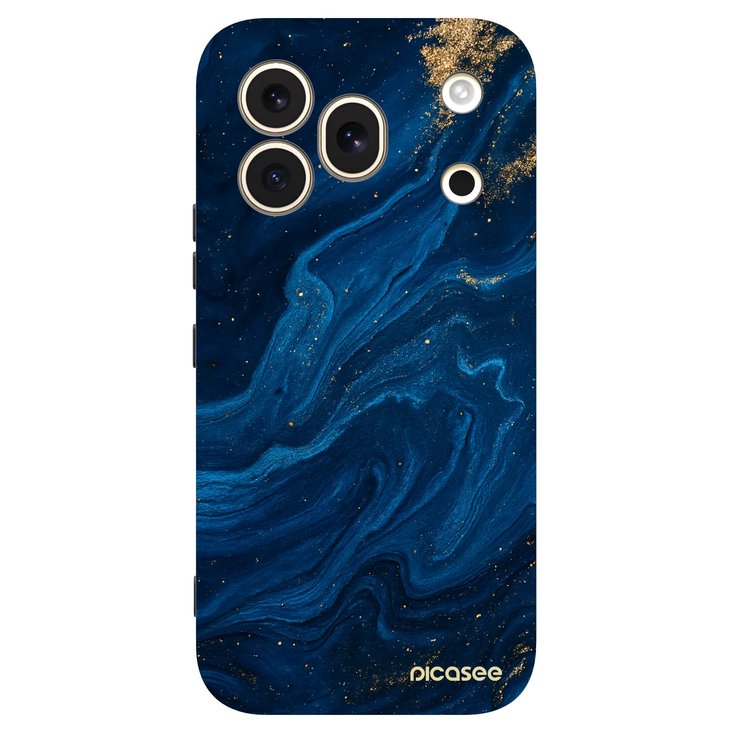 Picasee Honor 600 Pro Hülle - Schwarzes Silikon - Blue