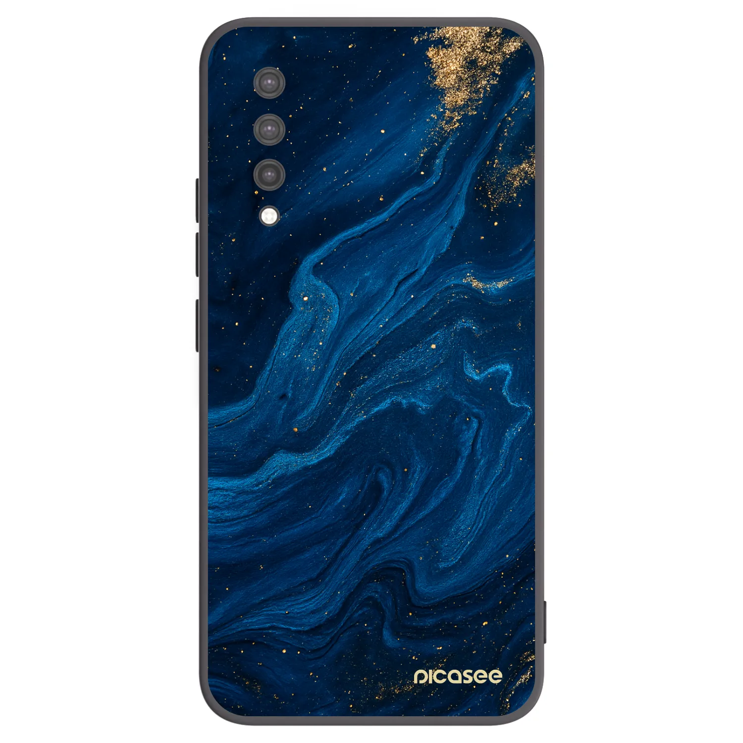 Picasee Xiaomi Mi 9 Lite Hülle - Schwarzes Silikon - Blue