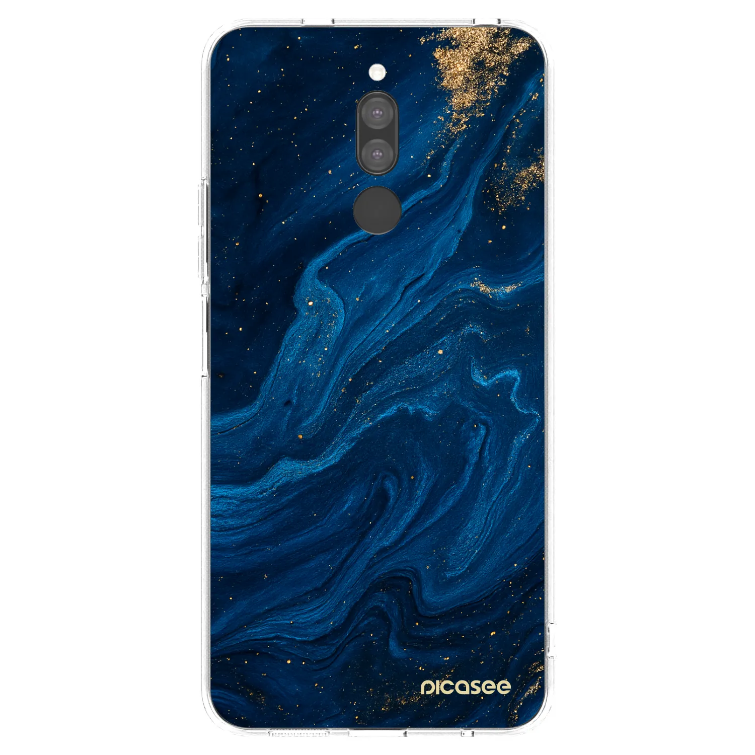 Picasee Xiaomi Redmi 8 Hülle - Transparentes Silikon - Blue