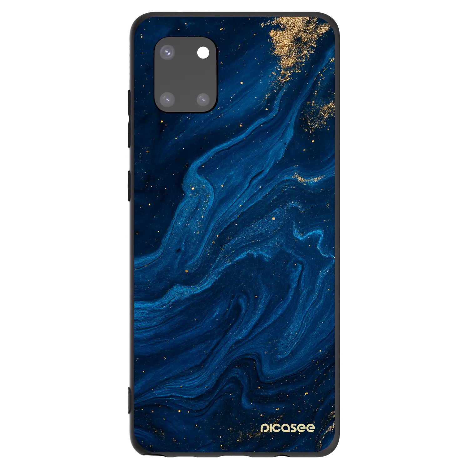 Picasee Samsung Galaxy Note 10 Lite N770F Hülle - Schwarzes Silikon - Blue