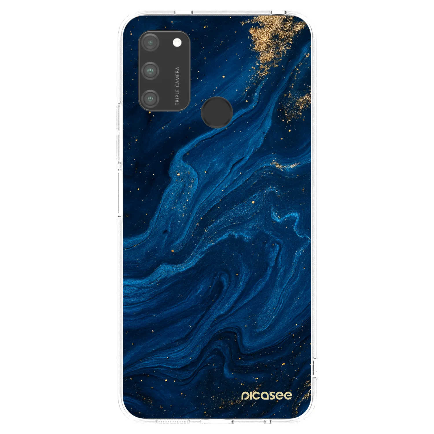 Picasee Honor 9A Hülle - Transparentes Silikon - Blue
