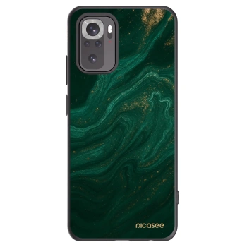 Picasee Xiaomi Redmi Note 10 Hülle - Schwarzes Silikon - Green