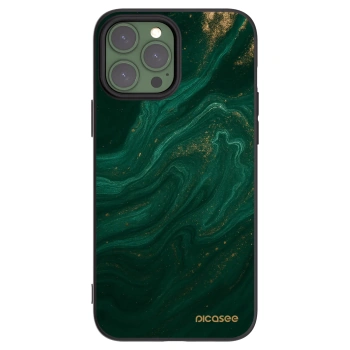 Picasee Apple iPhone 13 Pro Max Hülle - Schwarzes Silikon - Green