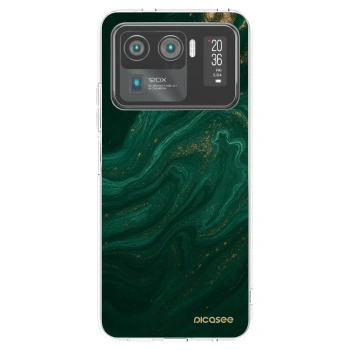 Picasee Xiaomi Mi 11 Ultra Hülle - Transparentes Silikon - Green