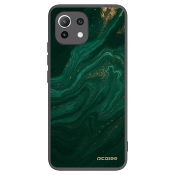 Picasee Xiaomi 11 Lite 5G NE Hülle - Schwarzes Silikon - Green