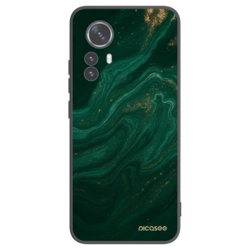 Picasee Xiaomi 12 Pro Hülle - Schwarzes Silikon - Green