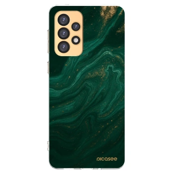 Picasee Samsung Galaxy A33 5G A336 Hülle - Transparentes Silikon - Green