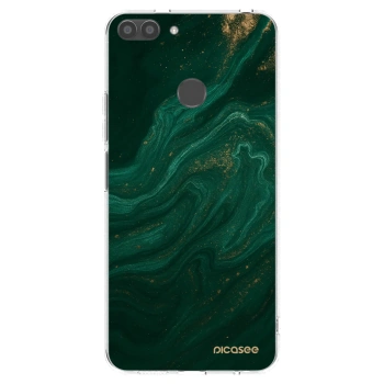 Picasee Huawei P Smart Hülle - Transparentes Silikon - Green